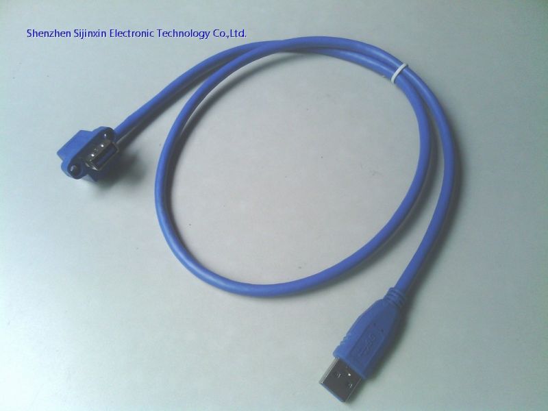 面板型USB3.0 A公对A母延长线