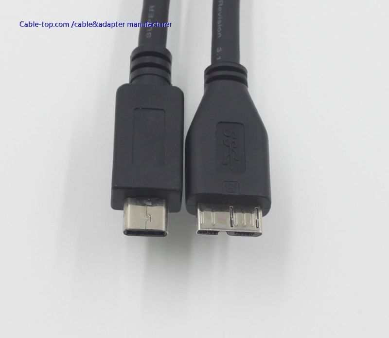 USB3.1 type C 公对公数据线