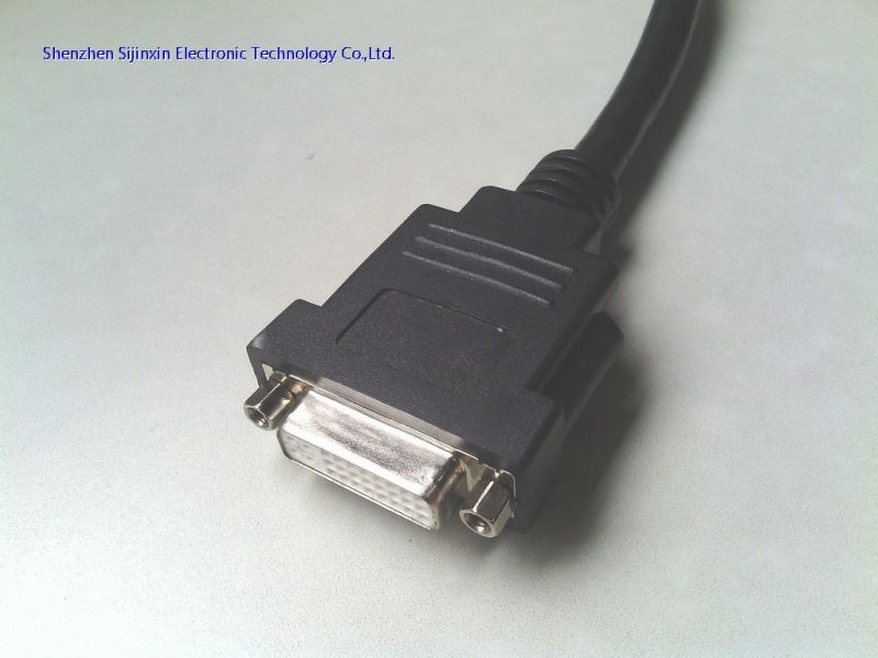 1-50ft High resolution 90° Upward Angled DVI Monitor cable