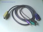 4-in-1 VGA PS/2 USB KVM cable