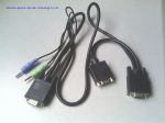 3-in-1 VGA+3.5mm audio KVM cable
