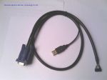OEM VGA to USB+3.5MM+LVDS KVM cable