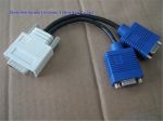 DMS59 to 2*VGA Y splitter cable-M/F